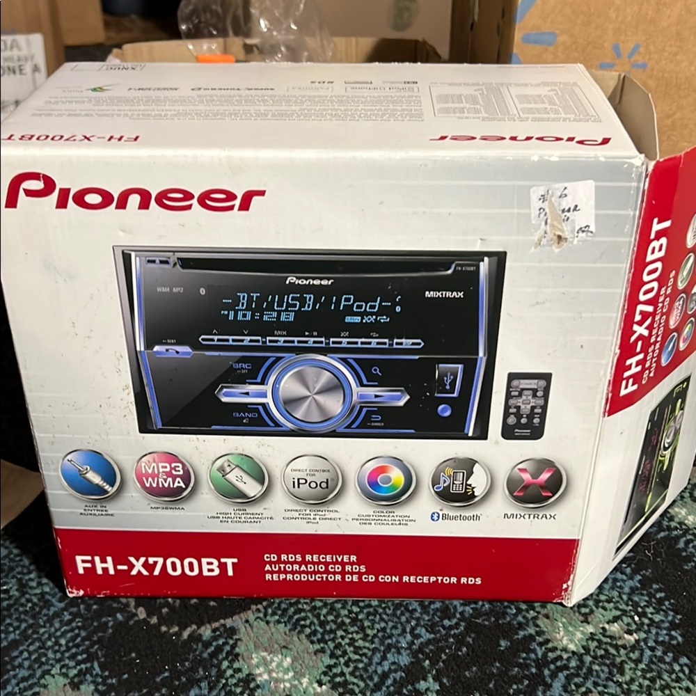 Pioneer FH-X700BT Car Stereo - Black
